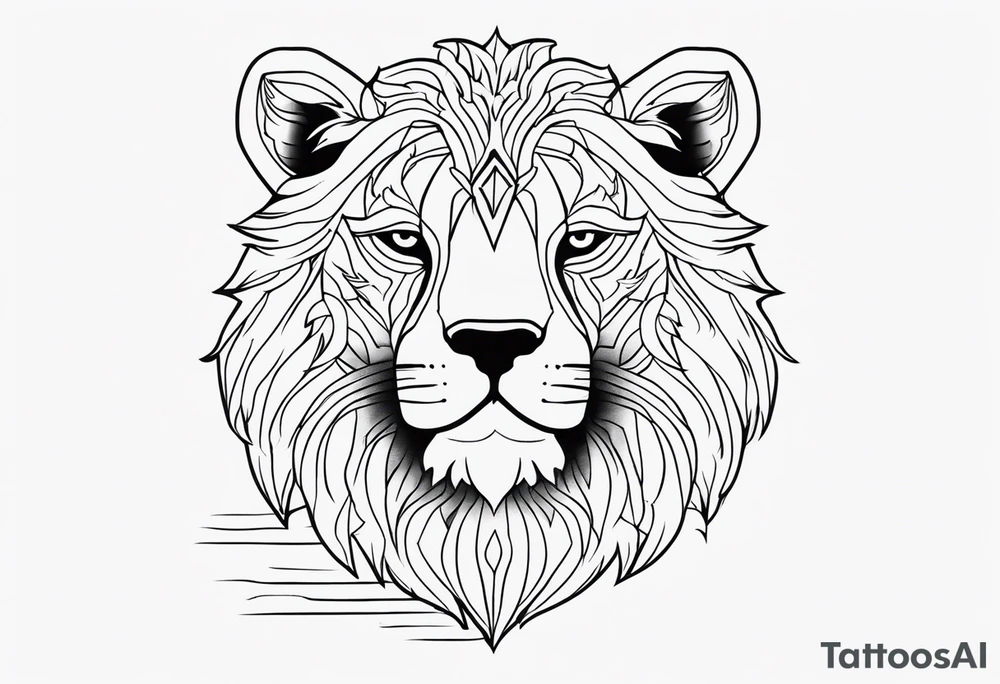 Lyon fine line tattoo idea