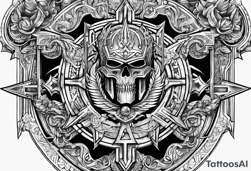 Warhammer 40k ultramarine tattoo idea