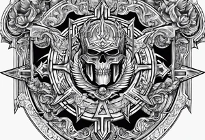 Warhammer 40k ultramarine tattoo idea