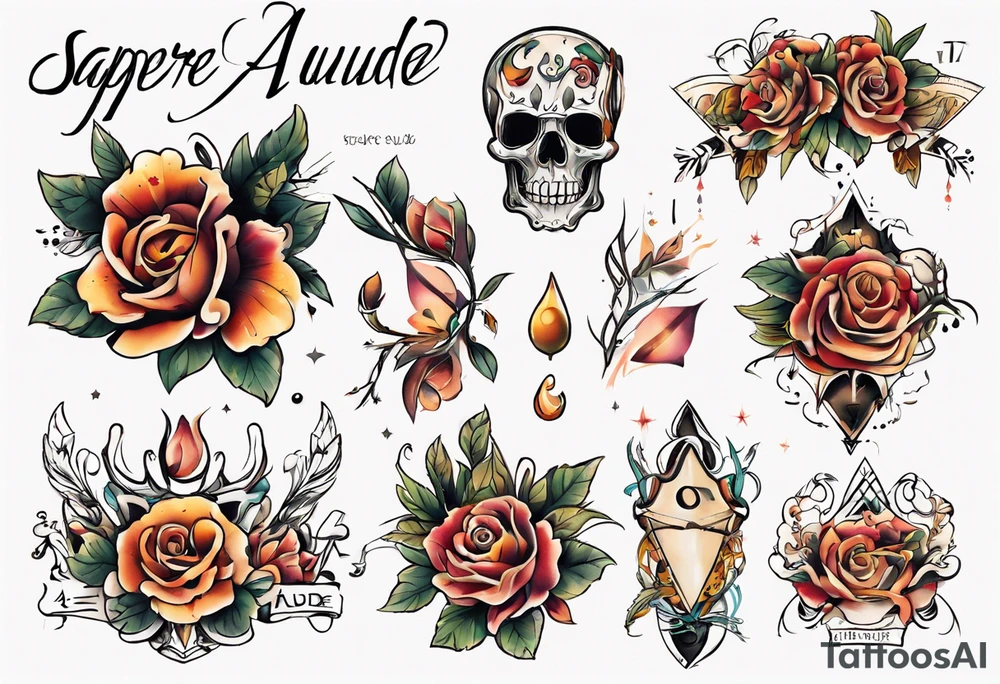 sapere aude feminin tattoo idea