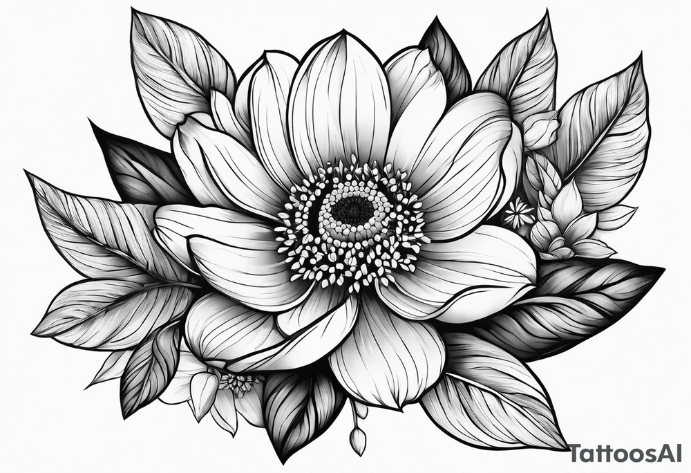 Wildflower, forearm tattoo idea