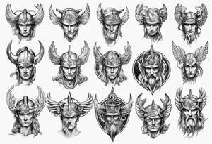 Norse god hermes tattoo idea