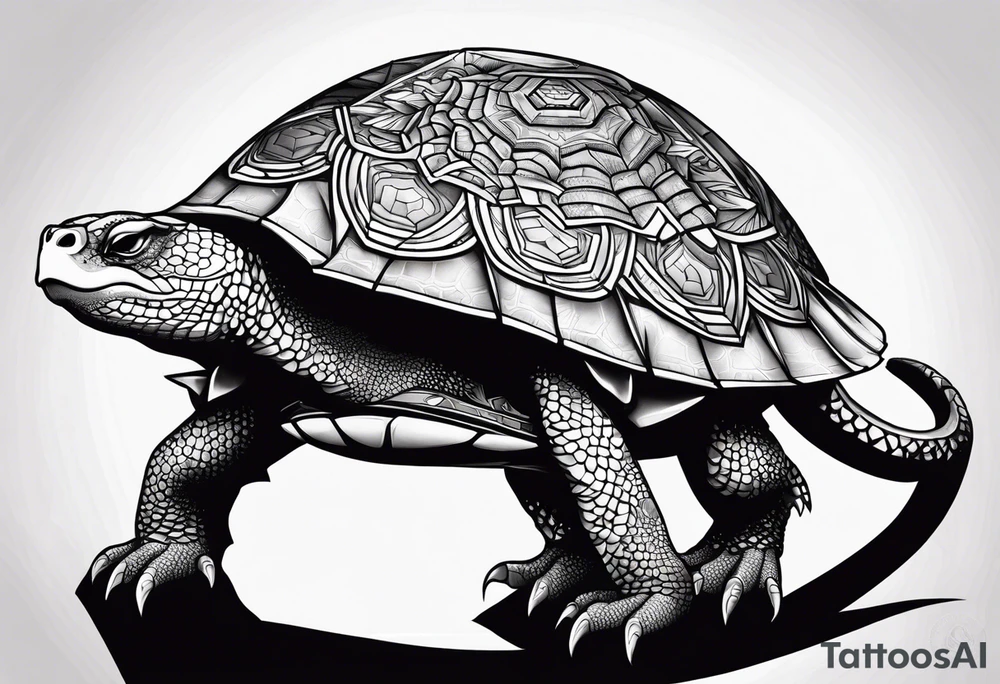 dragon turtle tattoo idea