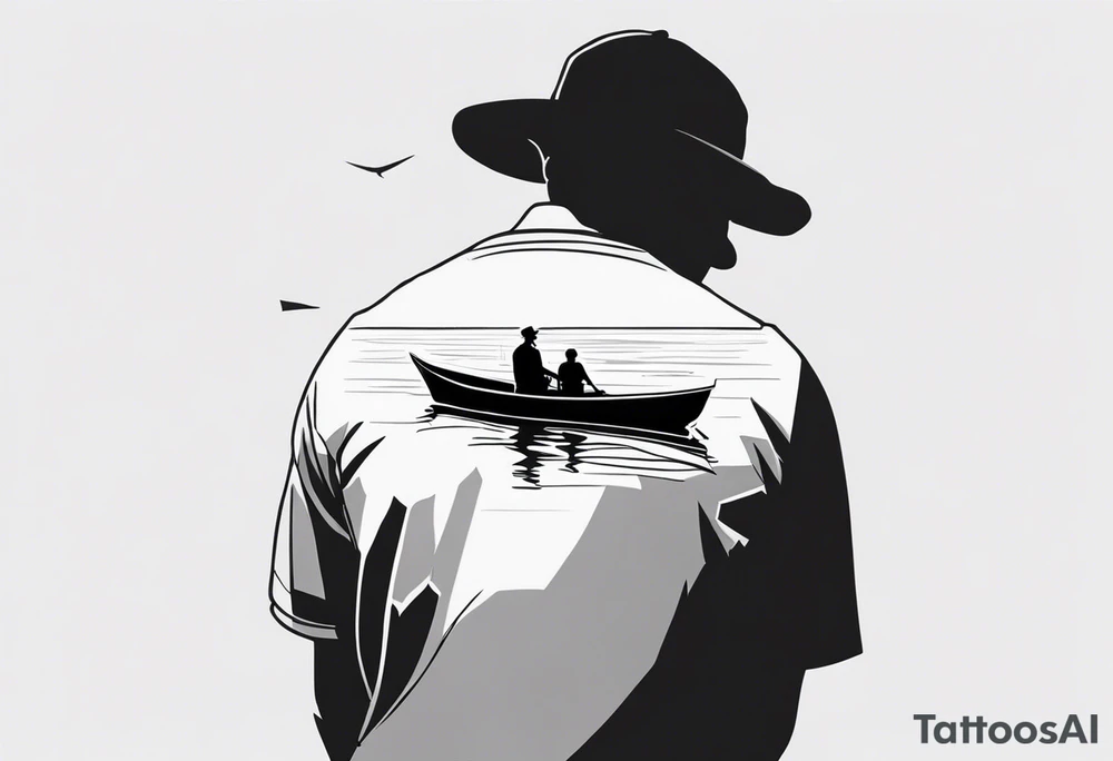 boats, water, father in the army tattoo idea