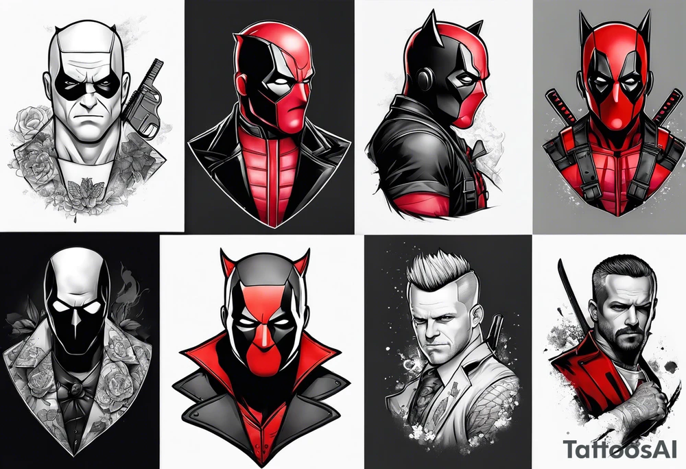 Wade wilson criminal tattoo idea
