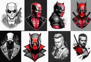 Wade wilson criminal tattoo idea
