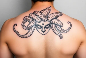 powerful medusa for women. Simple but intricate. tattoo idea