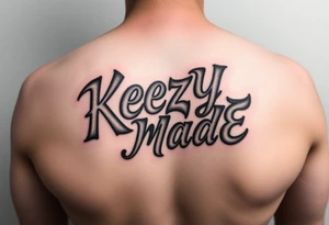 Griffiti bubble lettering (KeezY MadE) tattoo idea
