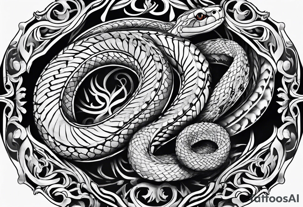 snake tattoo idea