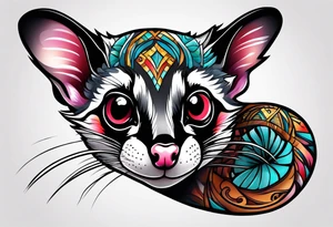 sugar glider tattoo idea