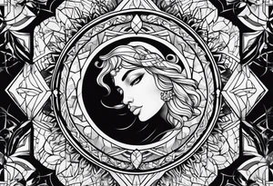 arm tattoo black work tattoo idea