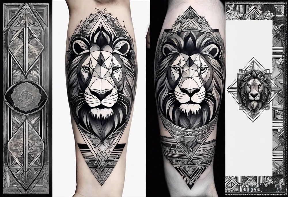 Very asymmetrical, +geometric pattern, with realistic full moon, with hippo head superimposed with a lion ,+tribal, +geometric, +inkart , +blackwork, +grey scale, + sketch
with wintersweet flower bud, +inkart touch, +for men, detailed , combined favourite , tattoo idea