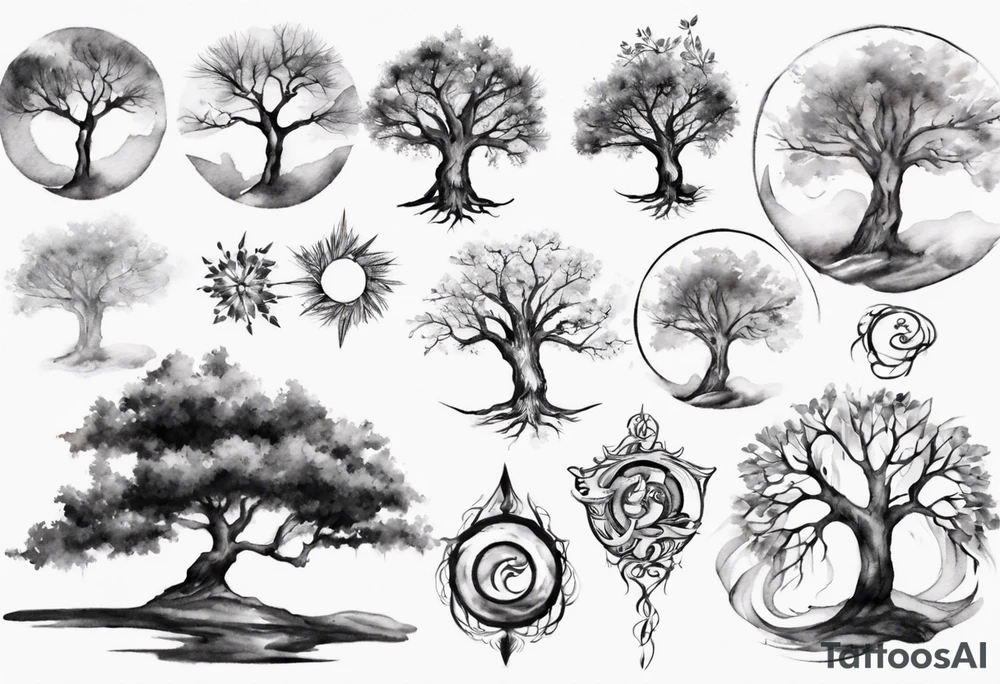 Tree tattoo idea
