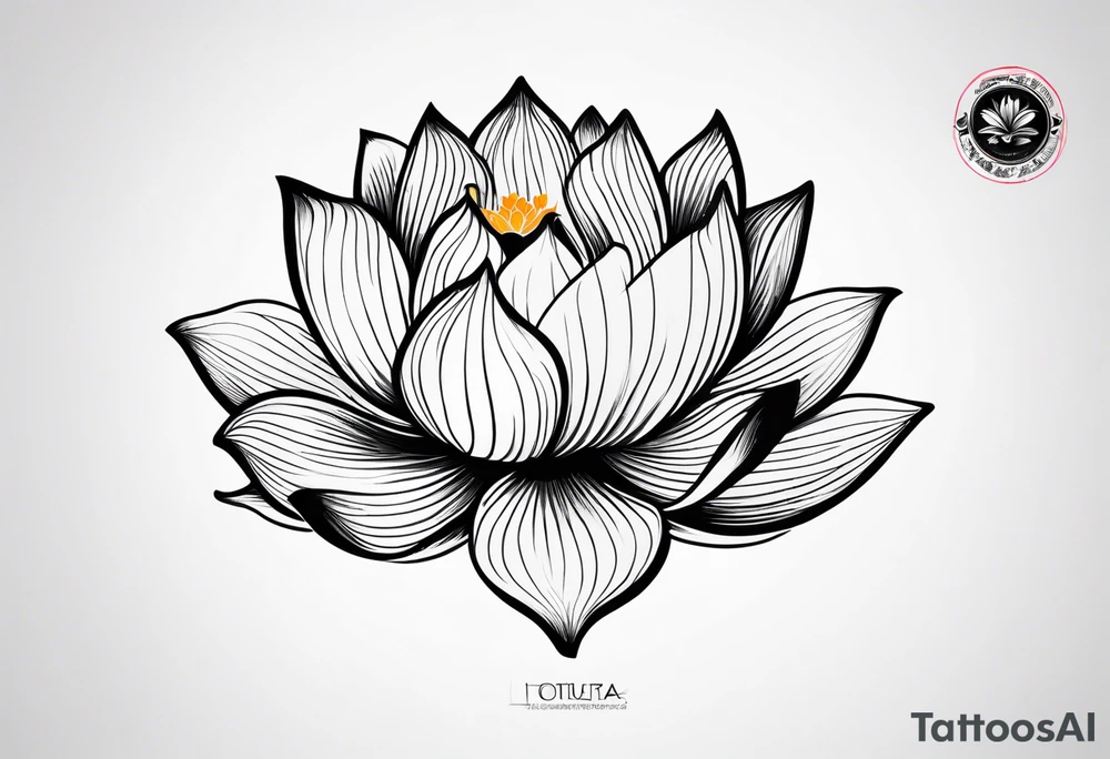 lotus flower tattoo idea