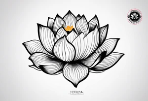 lotus flower tattoo idea