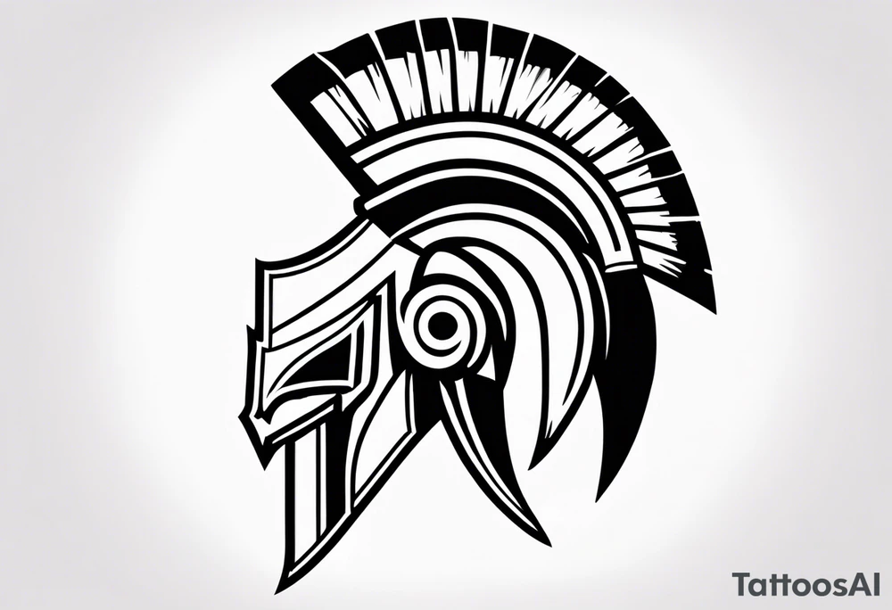 Ancient spartan symbol tattoo tattoo idea