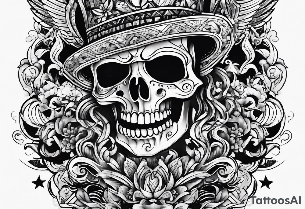 Rock a billy tattoo idea