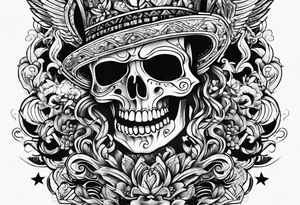 Rock a billy tattoo idea