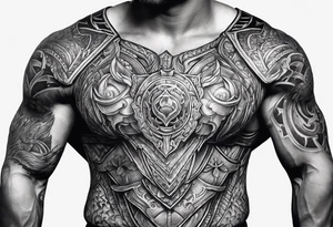 SHOULDER ARMOUR TATTOO tattoo idea