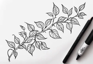 vines tattoo idea