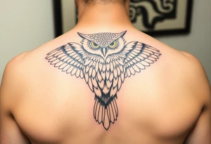ovo drake owl with time stamp 5:55 tattoo idea