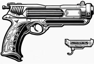 Fallout 4 thirst zapper gun with “yippe” written underneath tattoo idea