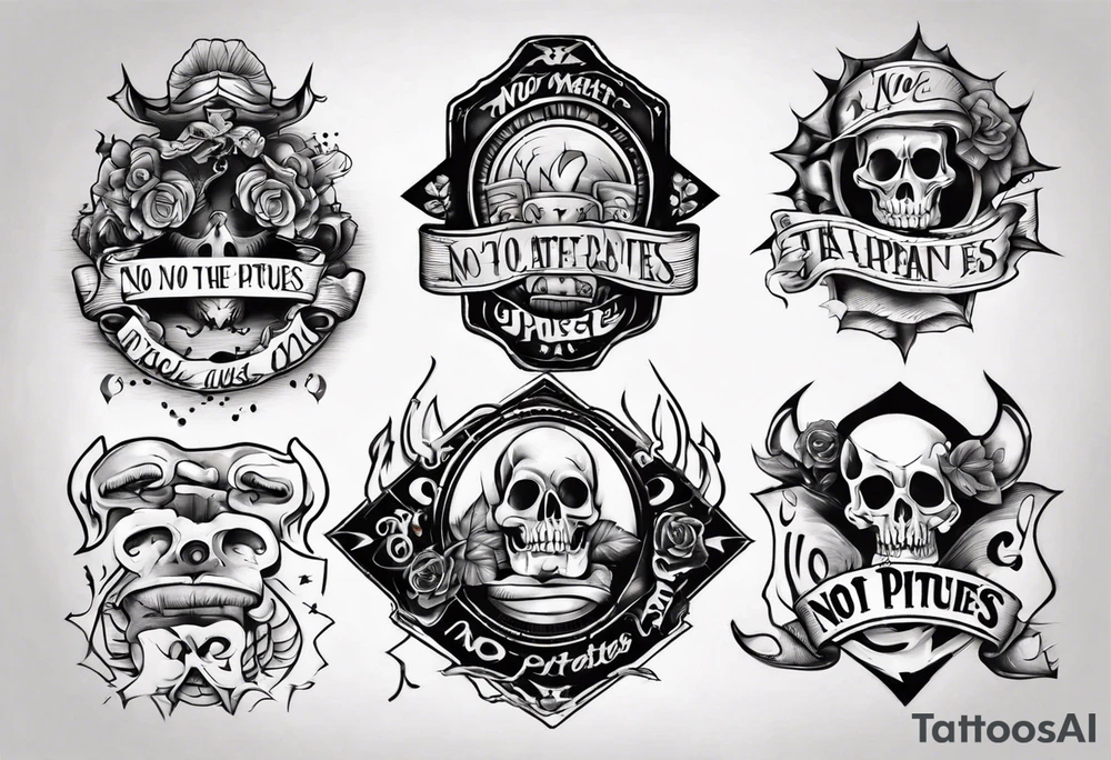 No pictures, just the phrase: No Matter What Happens... tattoo idea