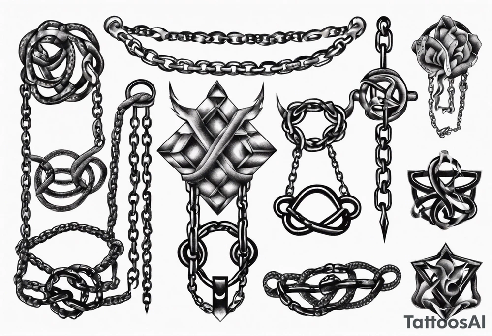 chains tattoo idea