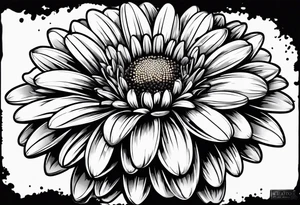 Daisy with 8 pedals tattoo idea