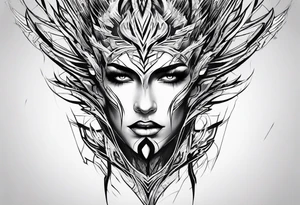 lightning tracing the veins tattoo idea