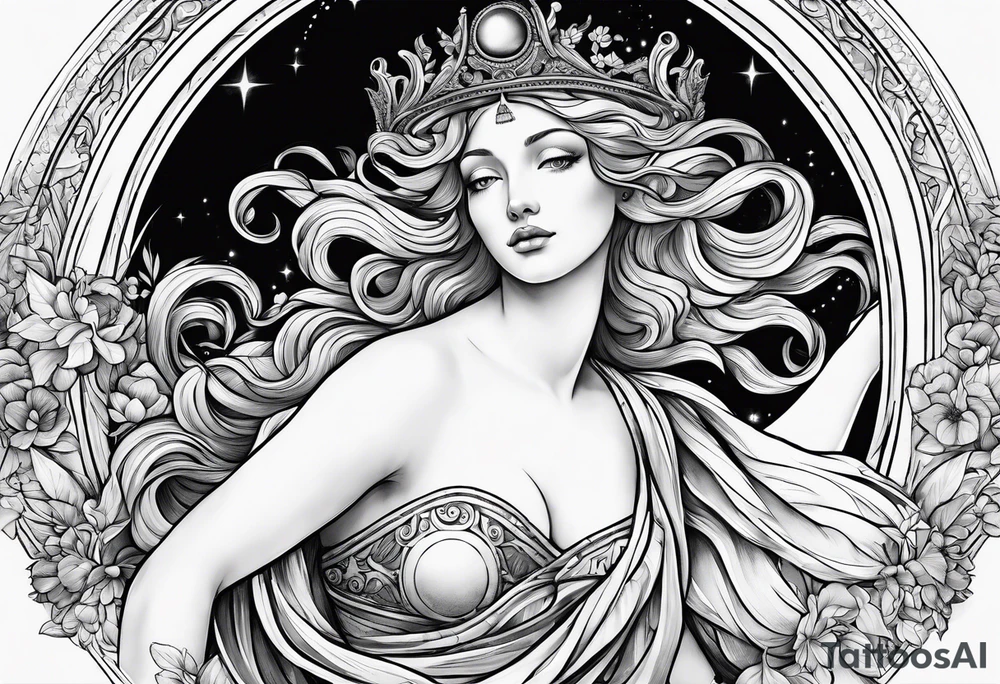Venus the goddess tattoo idea