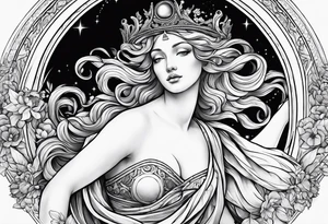 Venus the goddess tattoo idea