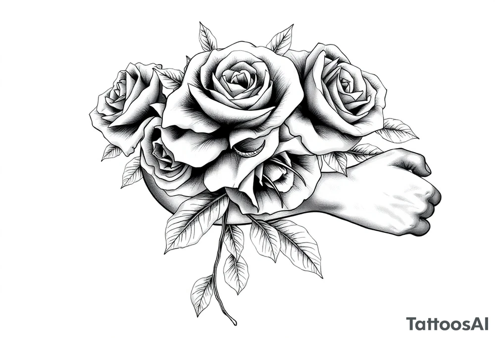 roses tattoo idea