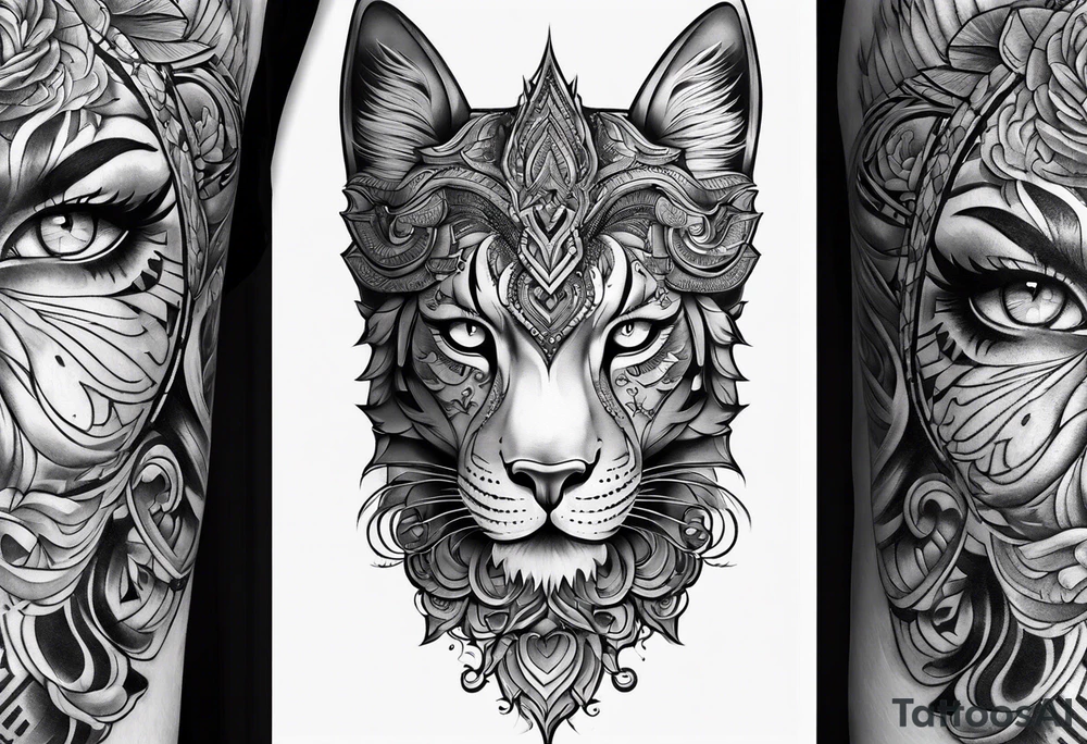 Boobs tattoo idea