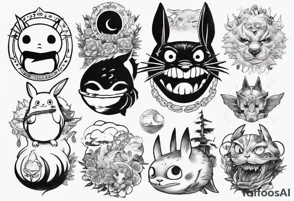 Studio ghibli tattoo idea