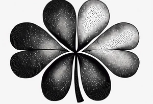 Four leaf clover tattoo idea