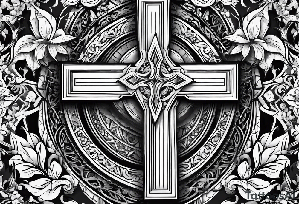cross tattoo idea