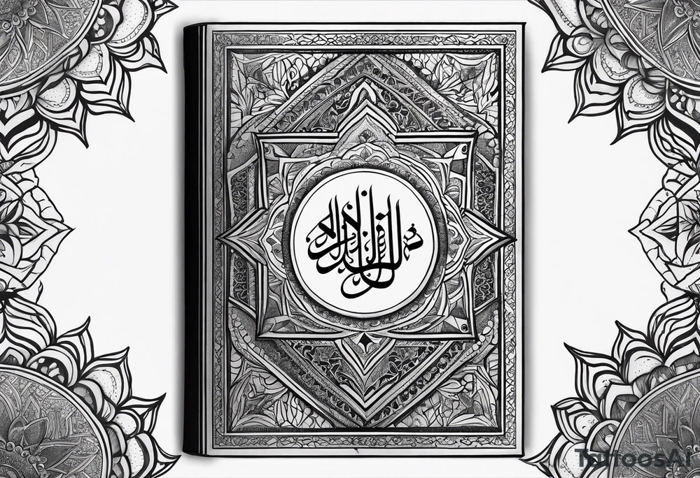 Quran book tattoo tattoo idea