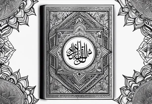 Quran book tattoo tattoo idea