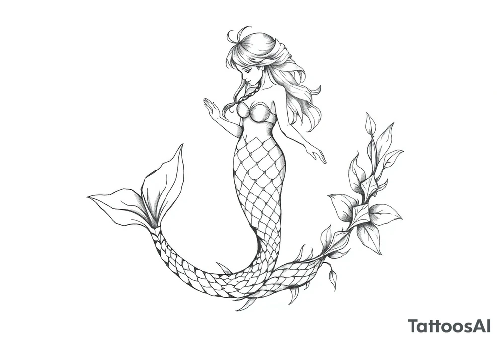 Reincarnation,mermaid tattoo idea