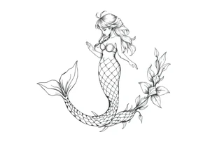 Reincarnation,mermaid tattoo idea