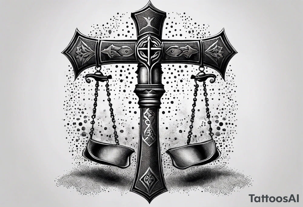 The symbol of Matthias a open Bible and a battle Axe tattoo idea