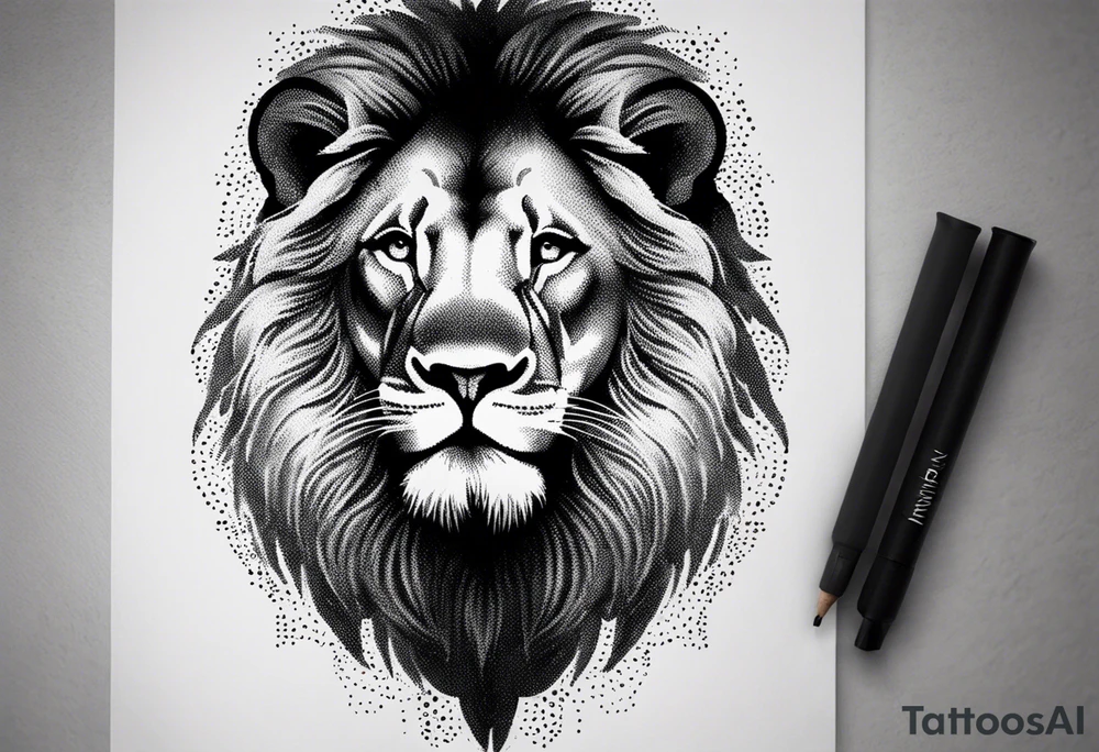 lion tattoo idea
