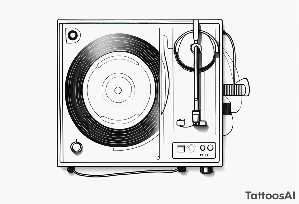 music player tattoo idea