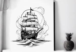 Tatouage pirate des caraïbe tattoo idea