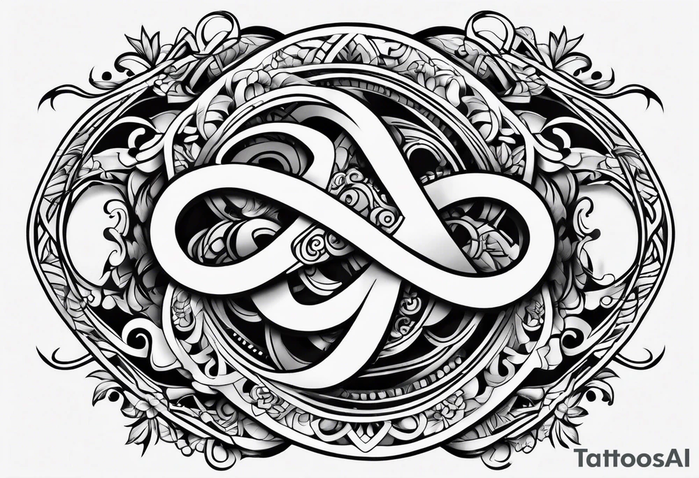 Infinity symbol tattoo idea