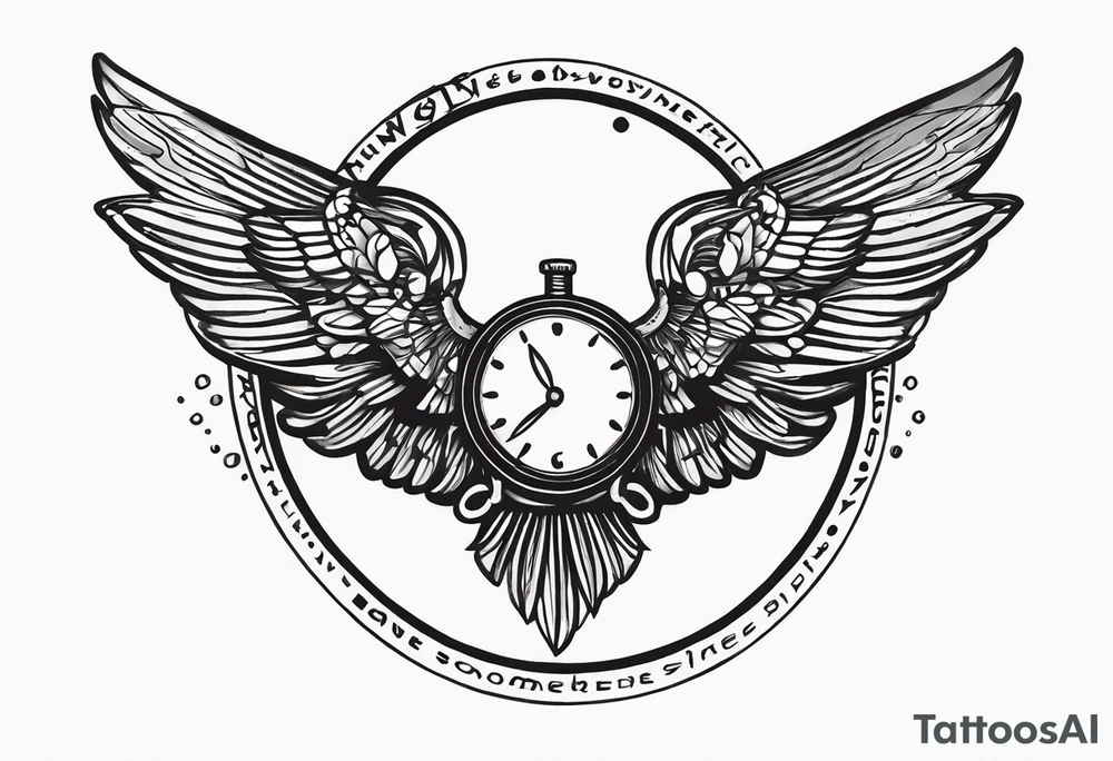 The band sleep token, with the lyrics the night belongs to you, I must be someone new. With wings tattoo idea