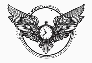 The band sleep token, with the lyrics the night belongs to you, I must be someone new. With wings tattoo idea