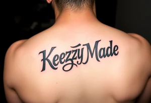 Griffiti bubble lettering (KeezY MadE) tattoo idea