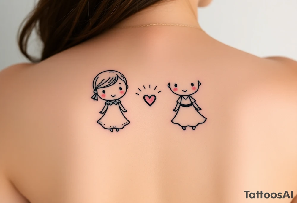 Matching sister tattoos tattoo idea